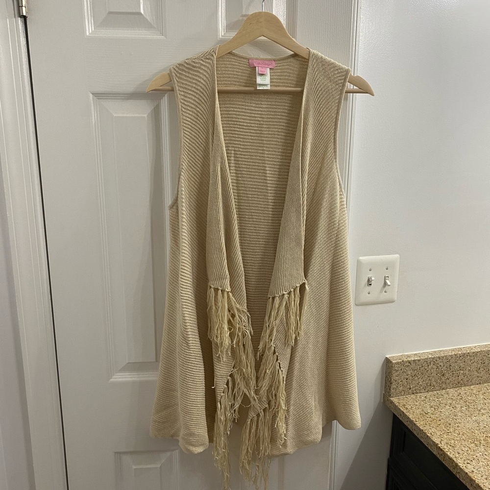 Lilly Pulitzer Andella Sweater Vest Size Small EUC